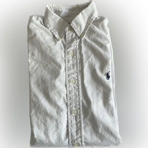 15.5 32/33 Ralph Lauren White Oxford